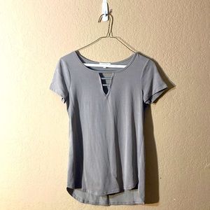 Maurices XS Grey Short Sleeved T - Shirt
